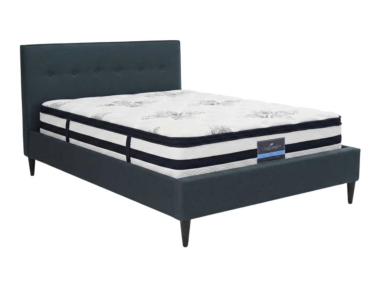 Novo Bed Frame & Euro Top Mattress K34 - Double