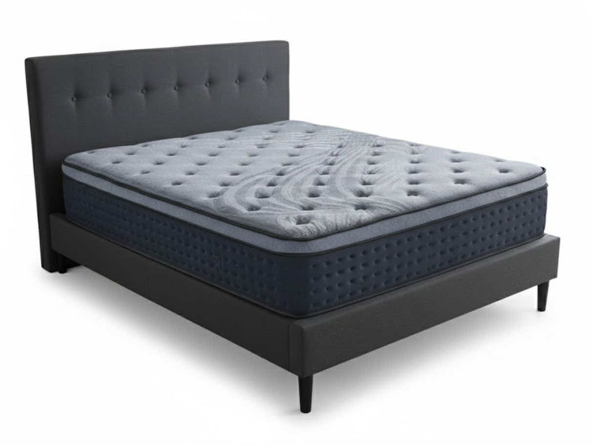 Novo Bed Frame & Euro Top Mattress B34 - Queen