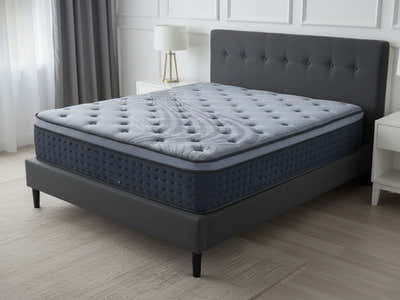 Novo Bed Frame & Euro Top Mattress B34 - Queen (Combo)