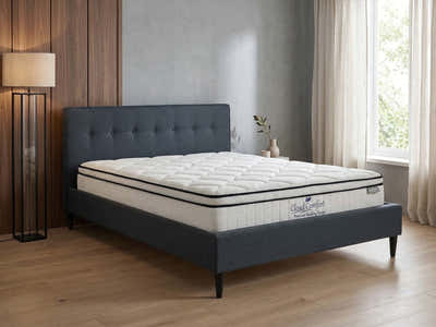 Novo Bed Frame & Boucle22 Mattress - King