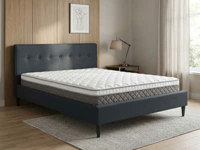 Novo Bed Frame & MEM 23 cm Mattress - King