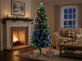 Optic Fibre Christmas Tree - 7Ft/210 cm