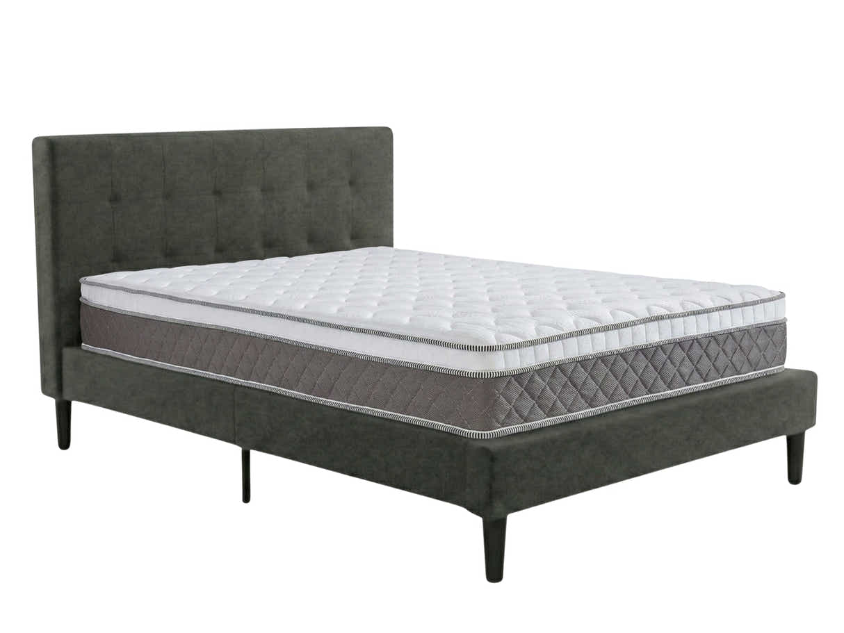 Soni Linen Bed Frame & MEM23 Mattress - Double