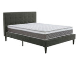 Soni Linen Bed Frame & MEM23 Mattress - Double