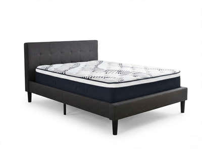 Soni Linen Bed Frame & Euro Top Mattress J32 - Double
