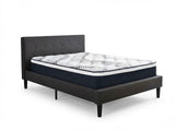 Soni Linen Bed Frame & Euro Top Mattress J32 - Double