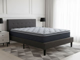 Soni Linen Bed Frame & Euro Top Mattress B34 - Double