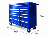 Tool Cabinet Roll Cabinet 11 Drawer BLUE
