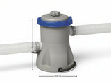 DS Bestway 330Gal Filter Pump 1,100 - 8,300L pools