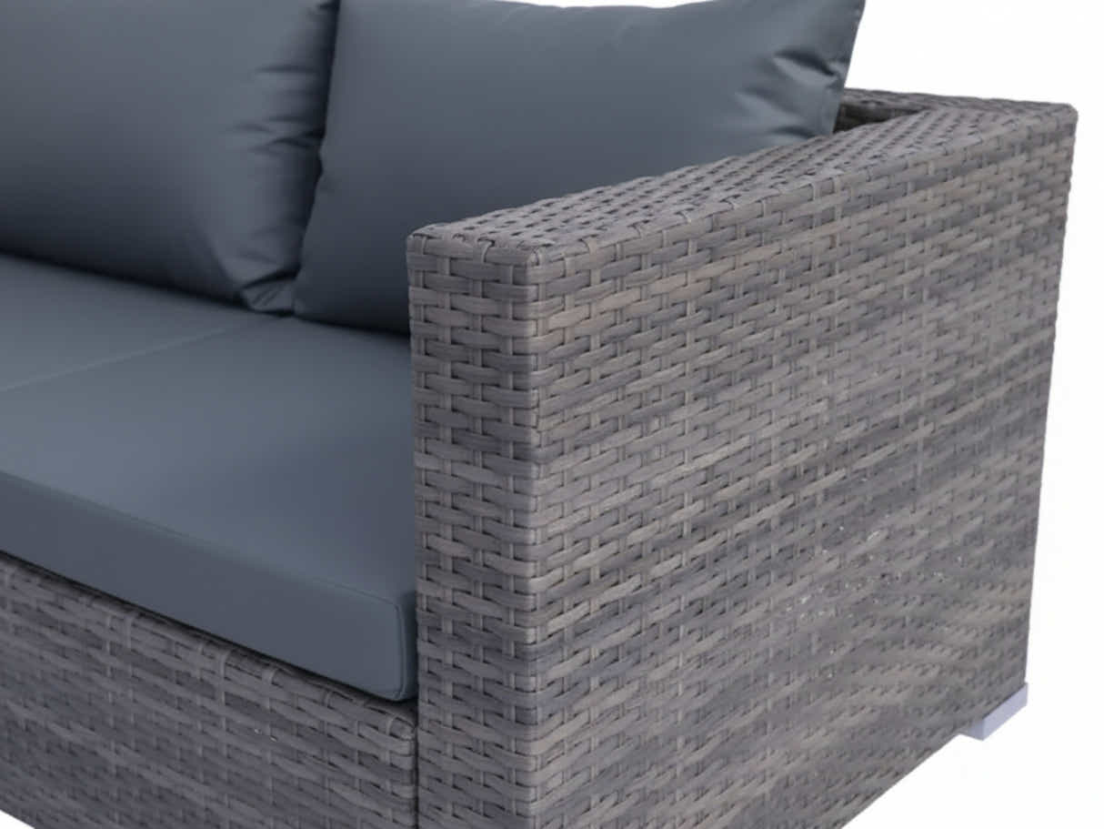 Vicenza 5-Piece Outdoor Corner Set - Grey