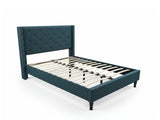 New Lisbeth Bed Frame Blue - Queen
