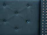 New Lisbeth Bed Frame Blue - Queen
