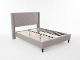 New Lisbeth Bed Frame Grey - Queen