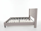 New Lisbeth Bed Frame Grey - Queen