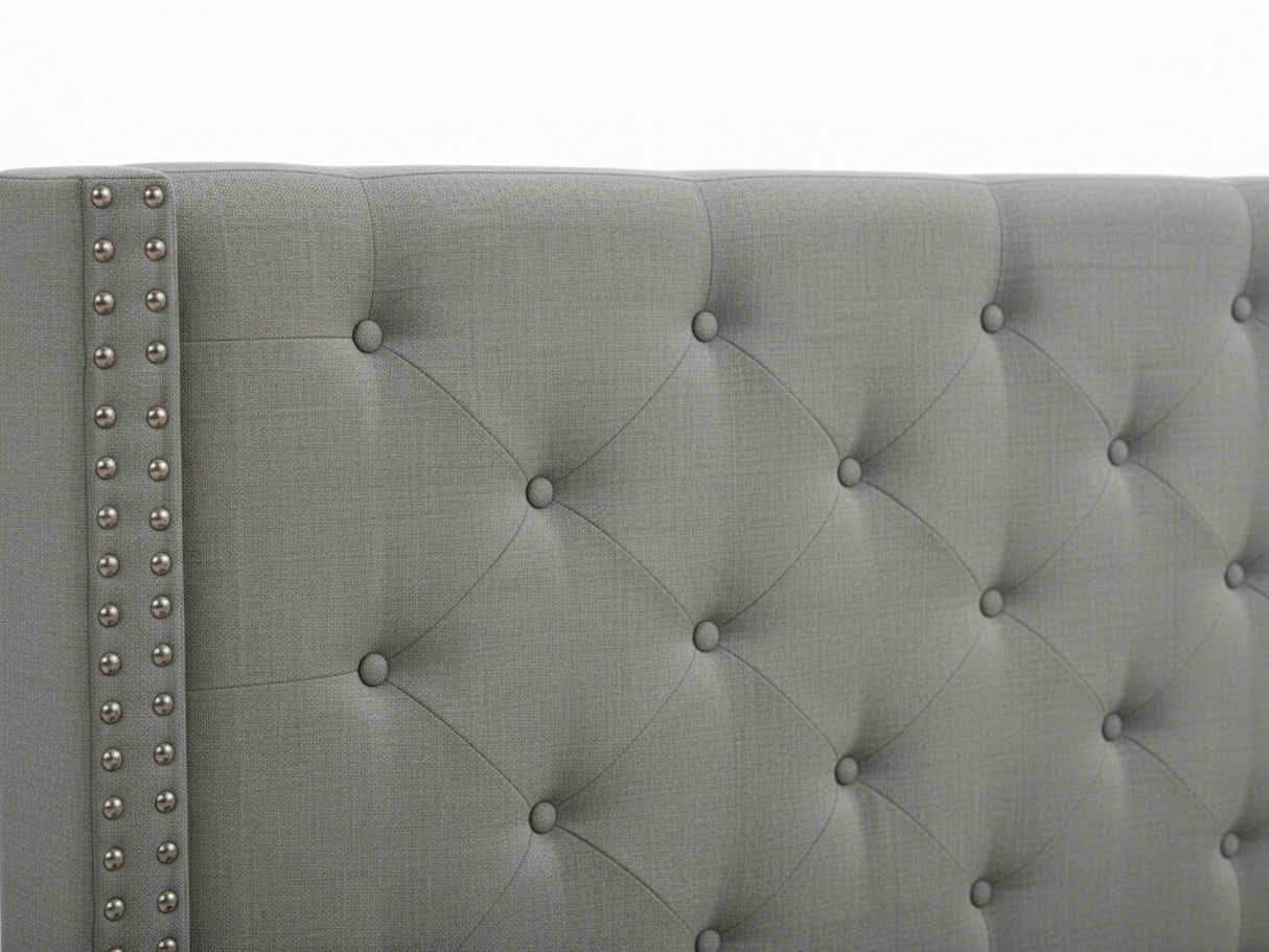 New Lisbeth Bed Frame Grey - Queen