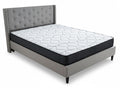 New Lisbeth Bed Frame Grey & X20 Mattress - Queen
