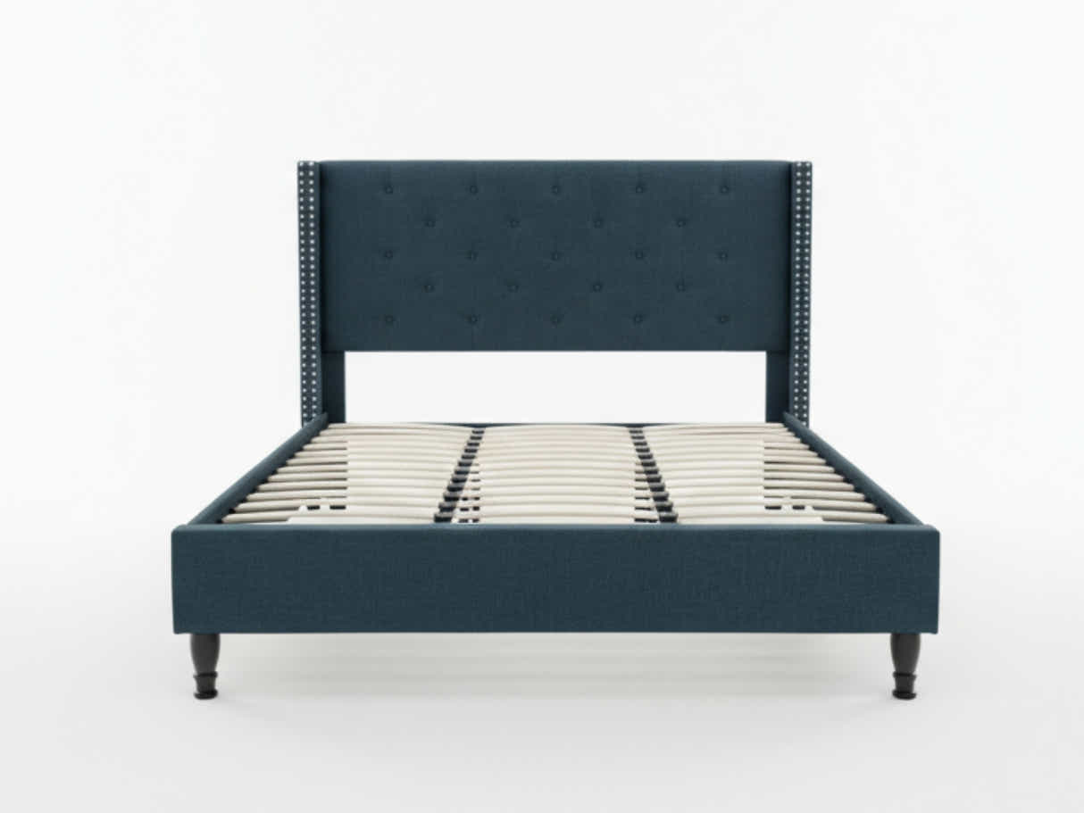 New Lisbeth Bed Frame Blue - King