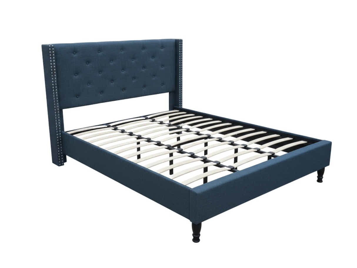 New Lisbeth Bed Frame Blue - King