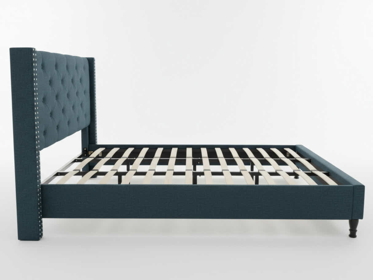 New Lisbeth Bed Frame Blue - King
