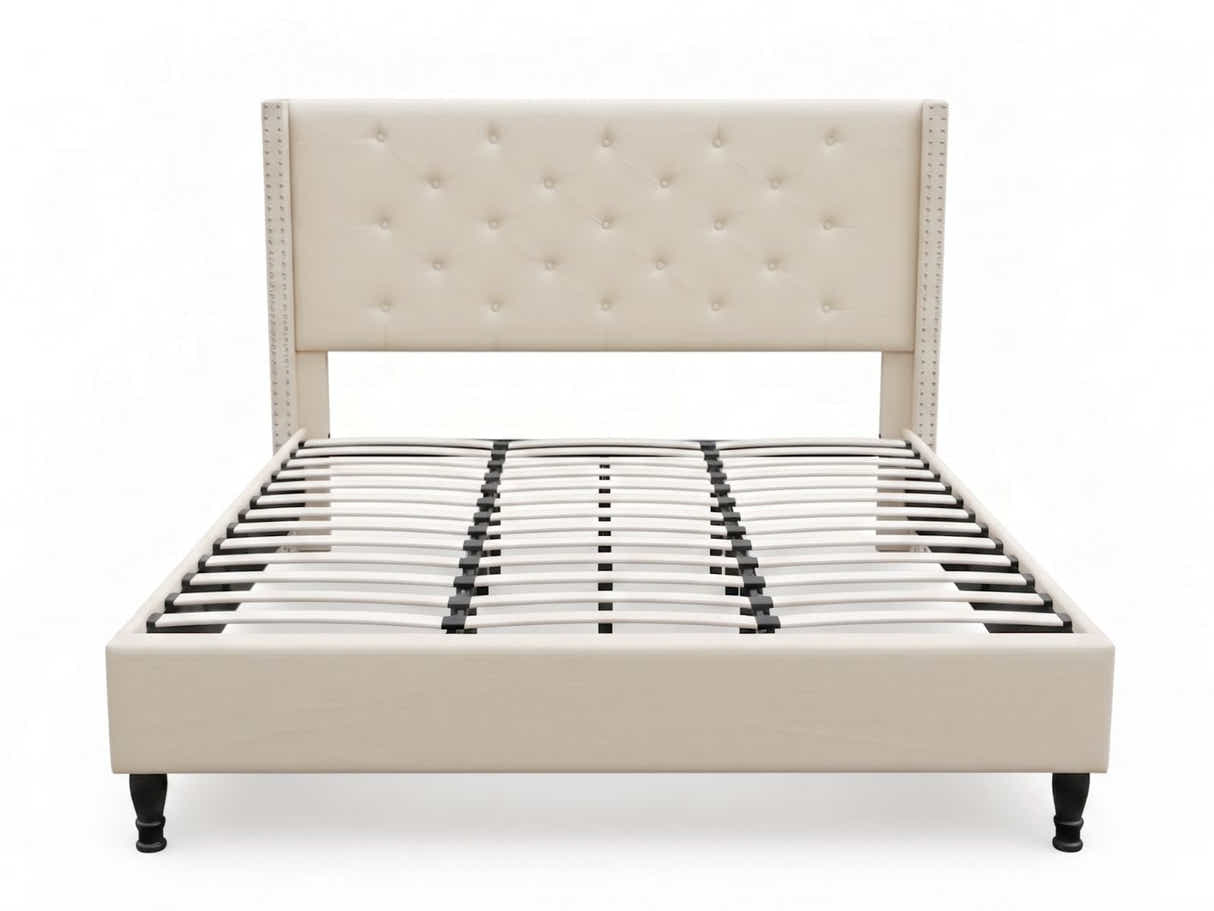 New Lisbeth Bed Frame Beige - King