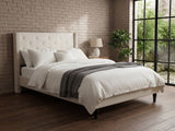 New Lisbeth Bed Frame Beige - King