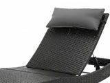 Outdoor Sun Lounger with Aluminium Frame - Set of 2
