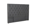 Rakel Fabric Headboard Grey - Queen