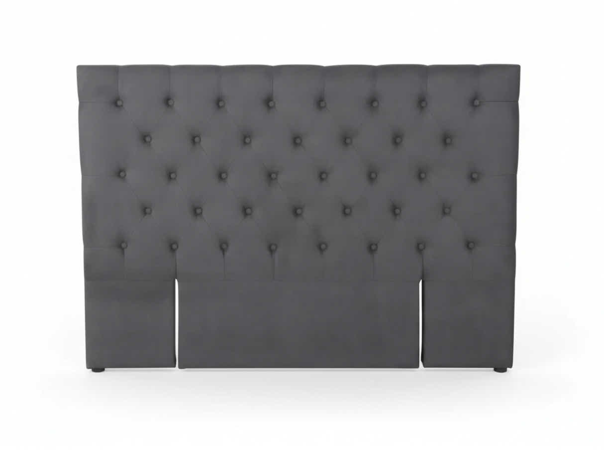 Rakel Fabric Headboard Grey - Queen
