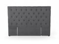 Rakel Fabric Headboard Grey - Queen