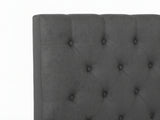 Rakel Fabric Headboard Grey - Queen