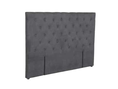 Rakel Fabric Headboard Grey - King