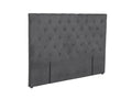 Rakel Fabric Headboard Grey - King