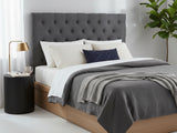 Rakel Fabric Headboard Grey - King