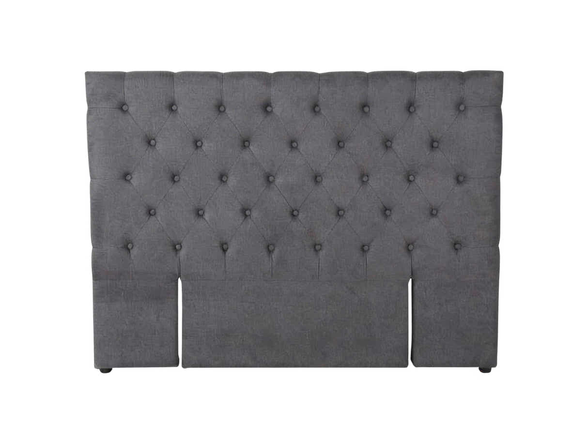 Rakel Fabric Headboard Grey - King