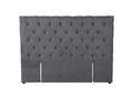 Rakel Fabric Headboard Grey - King