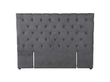 Rakel Fabric Headboard Grey - King