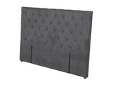 Rakel Fabric Headboard Grey - King