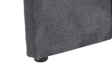 Rakel Fabric Headboard Grey - King