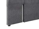 Rakel Fabric Headboard Grey - King
