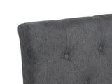 Rakel Fabric Headboard Grey - King