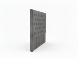Rakel Velvet Headboard Grey - Double