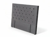 Rakel Velvet Headboard Grey - Queen
