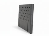 Rakel Velvet Headboard Grey - Queen
