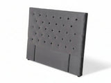 Rakel Velvet Headboard Grey - King