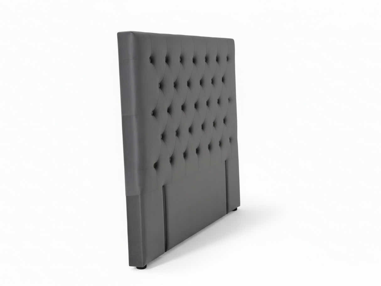Rakel Velvet Headboard Grey - King