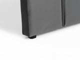 Rakel Velvet Headboard Grey - King