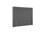 Rakel Velvet Headboard Grey - King