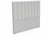 Tada Fabric Headboard Grey - Double