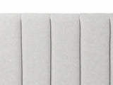 Tada Fabric Headboard Grey - Double
