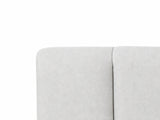 Tada Fabric Headboard Grey - Double